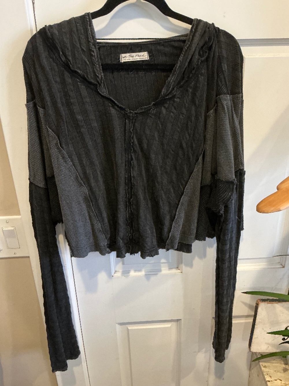 We The Free mixed patched top! Size xl
